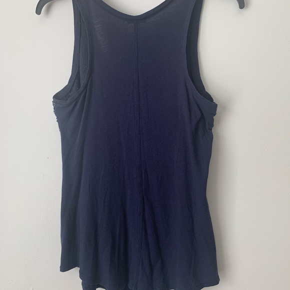 Express Blue ombré sequin Tank Top women’s size small - Picture 6 of 8